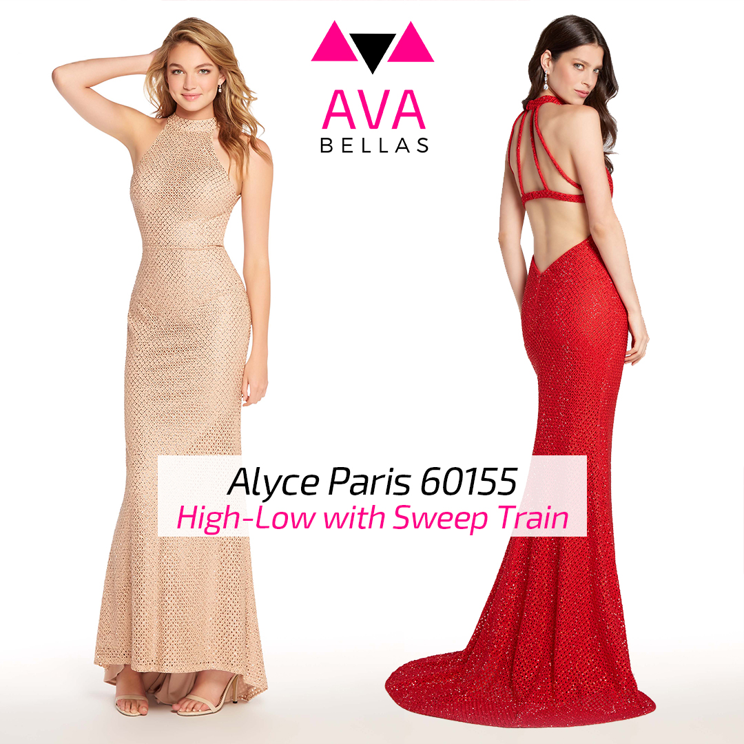 Alyce Paris 60155 with High Low Sweep Train